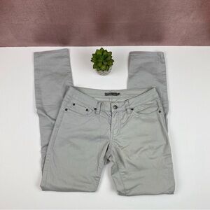 Prana Solid Gray Denim Jeans Casual Women Size 4
